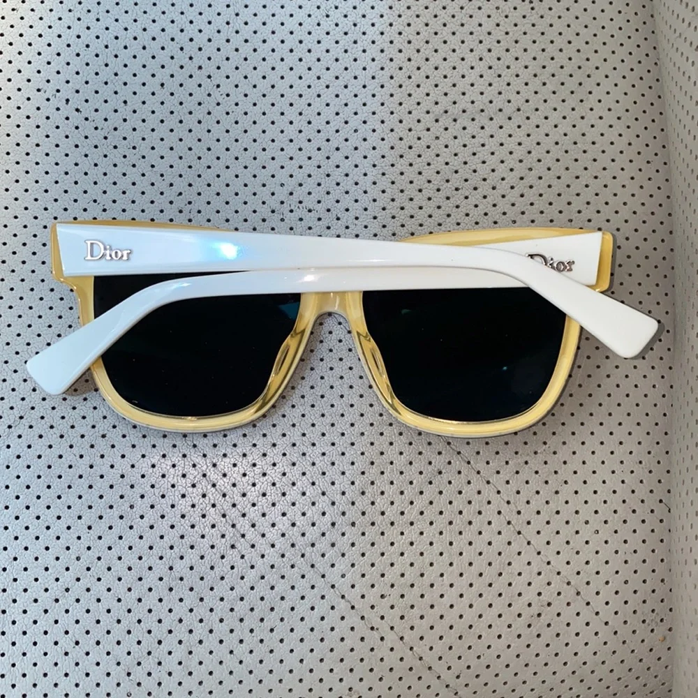 Dior Graphic 39c48 white/olive sunglasses - Picture 5 of 8